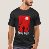 Halloween enge nacht T-shirt (Voorkant)