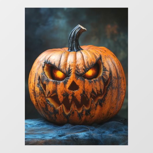 Halloween Enge Pompoen Venster Cling Raamsticker (Vel)
