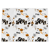 Halloween enge spooky cadeautastas groot cadeauzakje (Voorkant)