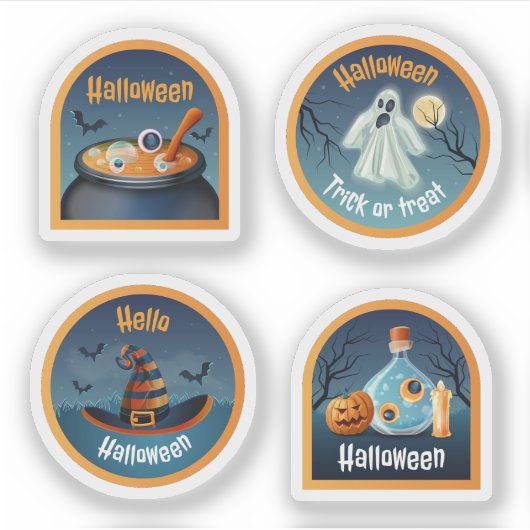 Halloween enge sticker collectie (Voorkant)
