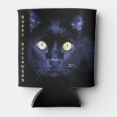 Halloween enge zwarte kat horror donkere nacht blikjeskoeler (Voorkant)