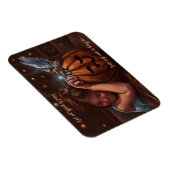 Halloween engelen zegen schattig origineel kunstwe magneet (Rechterzijde)