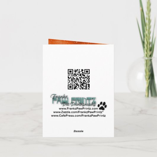 Halloween - Engelse Bulldog - Spike Kaart (Achterkant)