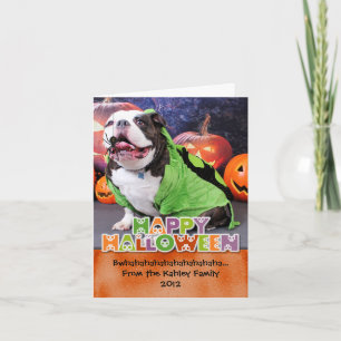 Halloween - Engelse Bulldog - Spike Kaart