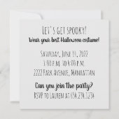 Halloween Engelse Bulldogs Pumpkin Kaart (Achterkant)