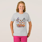 Halloween Engelse Bulldogs Pumpkin T-shirt (Voorkant volledig)