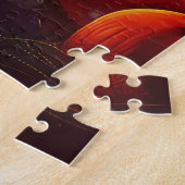Halloween Engelse Setter Vampier Pompoenen Eng Legpuzzel (Zijkant)