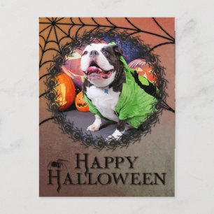 Halloween - English Bulldog - Spike Briefkaart