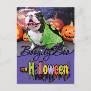 Halloween - English Bulldog - Spike Briefkaart
