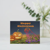 Halloween English Mastiff Happy Halloween Briefkaart (Staand voorkant)