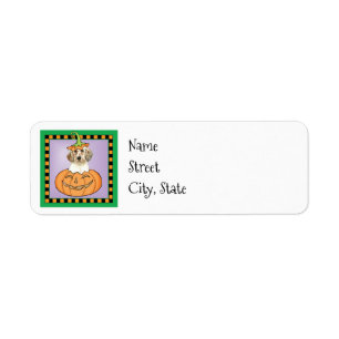 Halloween English Setter Etiket