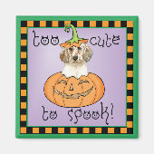 Halloween English Setter Magneet (Voorkant)
