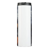 Halloween English Setter with Pumpkins Scary Thermosbeker (Achterkant)