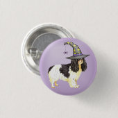 Halloween English Speelgoed Spaniel Pinback Button (Voorkant /achterkant)