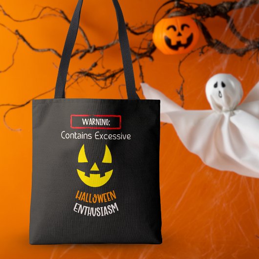 Halloween Enthusiasm Canvas tas | griezelig plezie