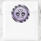 Halloween Envelope Seals, Favor Stickers - Paars (Tas)