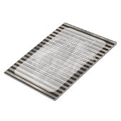 Halloween Ephamera Owl Familie Notitieblok (Schuin)