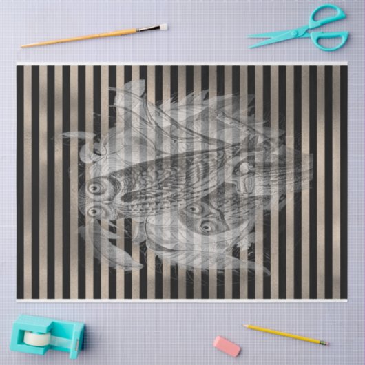 Halloween  Ephamera Owl Familie Tissuepapier (Craft)