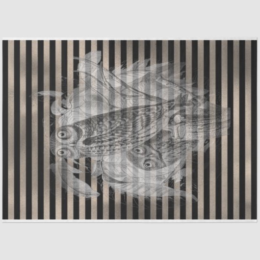 Halloween  Ephamera Owl Familie Tissuepapier (Voorkant)