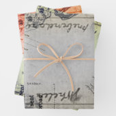 Halloween  Ephamera Zombie Scary Letter Inpakpapier Vel (In situ)