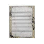 Halloween  Ephamera Zombie Scary Letter Notitieblok (Linkerzijde)