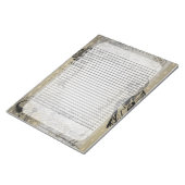 Halloween  Ephamera Zombie Scary Letter Notitieblok (Schuin)