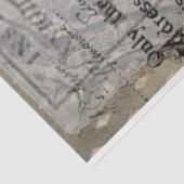 Halloween  Ephamera Zombie Scary Letter Tissuepapier (Detail)