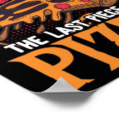 Halloween er is niets griezeligers dan Pizza Poster (Hoek)