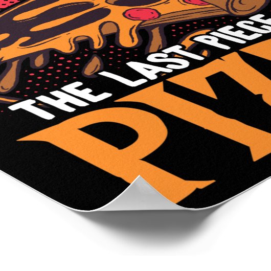 Halloween er is niets griezeligers dan Pizza Poster (Hoek)