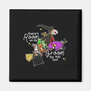 Halloween Er is ruimte op mijn bezem voor jou ook  Magneet