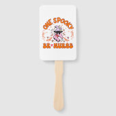 Halloween ER Verpleegster - Een Spooky ER Verpleeg Handwaaier (Voorkant)