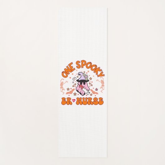 Halloween ER Verpleegster - Een Spooky ER Verpleeg Yogamat (Voorkant)