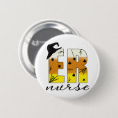 Halloween Er Verpleegster Ronde Button 5,7 Cm (Voorkant /achterkant)