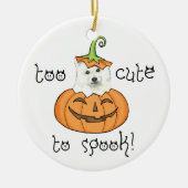 Halloween Eskie Keramisch Ornament (Voorkant)