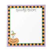 Halloween Eskie Notitieblok (Voorkant)