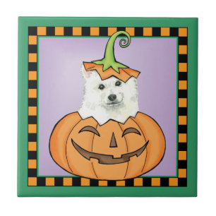 Halloween Eskie Tegeltje
