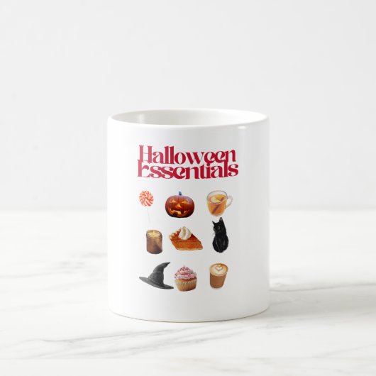 Halloween Essentials Mug – Cute Spooky Coffee Cup Koffiemok (Center)