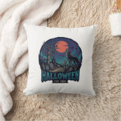 Halloween Est Howling Wolf Red Moon Zombie Hand_1 Kussen (Deken)