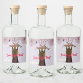 Halloween Eten en Drinken Label Set Likeurfles Etiket (Flessen)