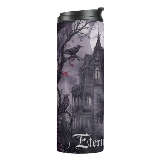 Halloween Eternal Midnight Haunted Mansion Thermal Thermosbeker (Gedraaid links)