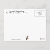 Halloween - Euh Oh, denk eens hoe laat het is Briefkaart (Achterkant)