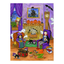 Halloween Eve. Halloween Poster voor kinderen.