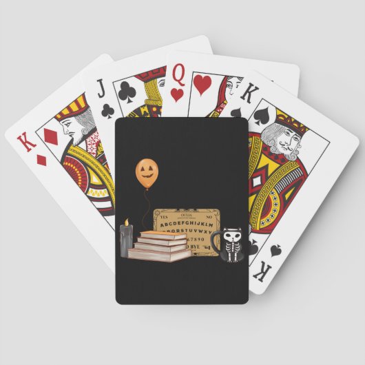halloween eve rode bel pokerkaarten (Achterkant)