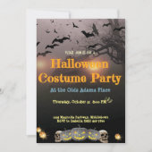 Halloween Evenement Haunted House Pompoen Adult Pa Kaart (Voorkant)