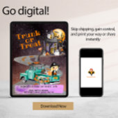 Halloween Evenement Uitnodiging Trunk of Treat Kin