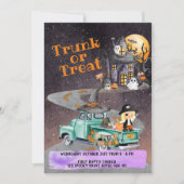 Halloween Evenement Uitnodiging Trunk of Treat Kin (Voorkant)