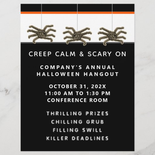 Halloween-evenementflyer Flyer (Voorkant)