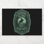 Halloween Evening Slime Apothecary labels Likeurfles Etiket (Enkel label)