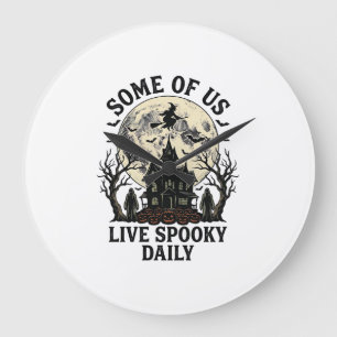 Halloween Everyday T-shirt met Vintage Geheime Maa Grote Klok
