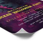 Halloween Evil Circus Clown Party Uitnodiging Poster (Hoek)